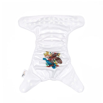 Fudgey TRIMS™ 2.0 Pocket Nappy - Tui & Piwakawaka