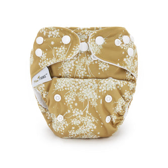 Fudgey TRIMS™ Pocket Nappy - Golden Flora - Fudgey Pants