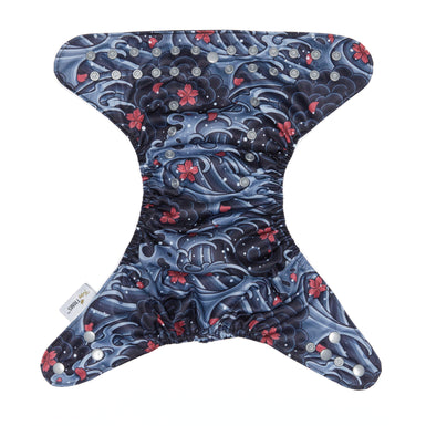 Fudgey TRIMS™ Pocket Nappy - Waves - Fudgey Pants